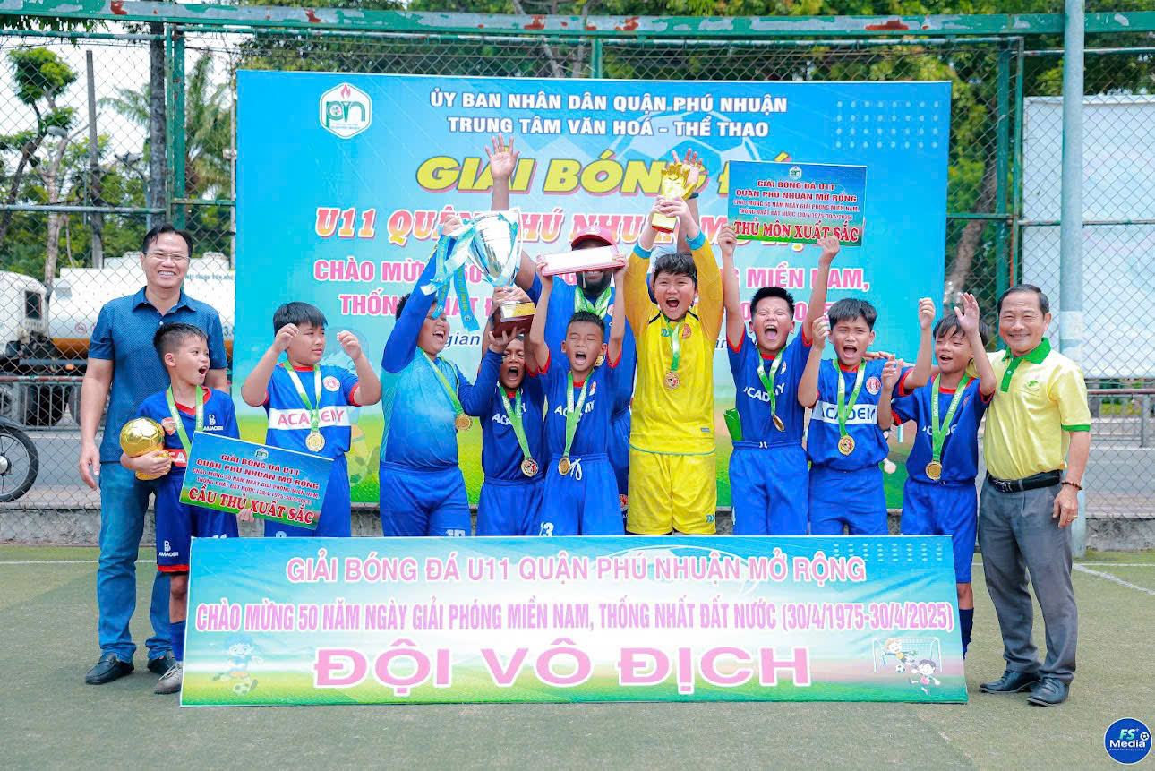 GIẢI BÓNG ĐÁ NĂNG KHIẾU U11 QUẬN PHÚ NHUẬN MỞ RỘNG