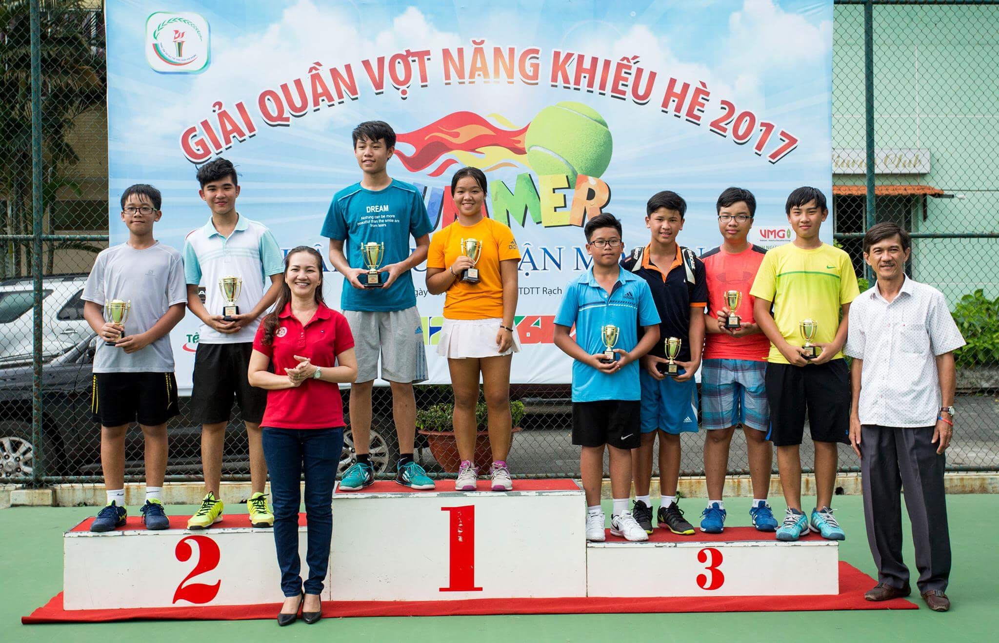 Giải Quần vợt Năng khiếu hè quận Phú nhuận mở rộng năm 2017