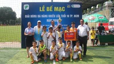 Phú Nhuận vô địch giải bóng đá năng khiếu U10 TPHCM năm 2018