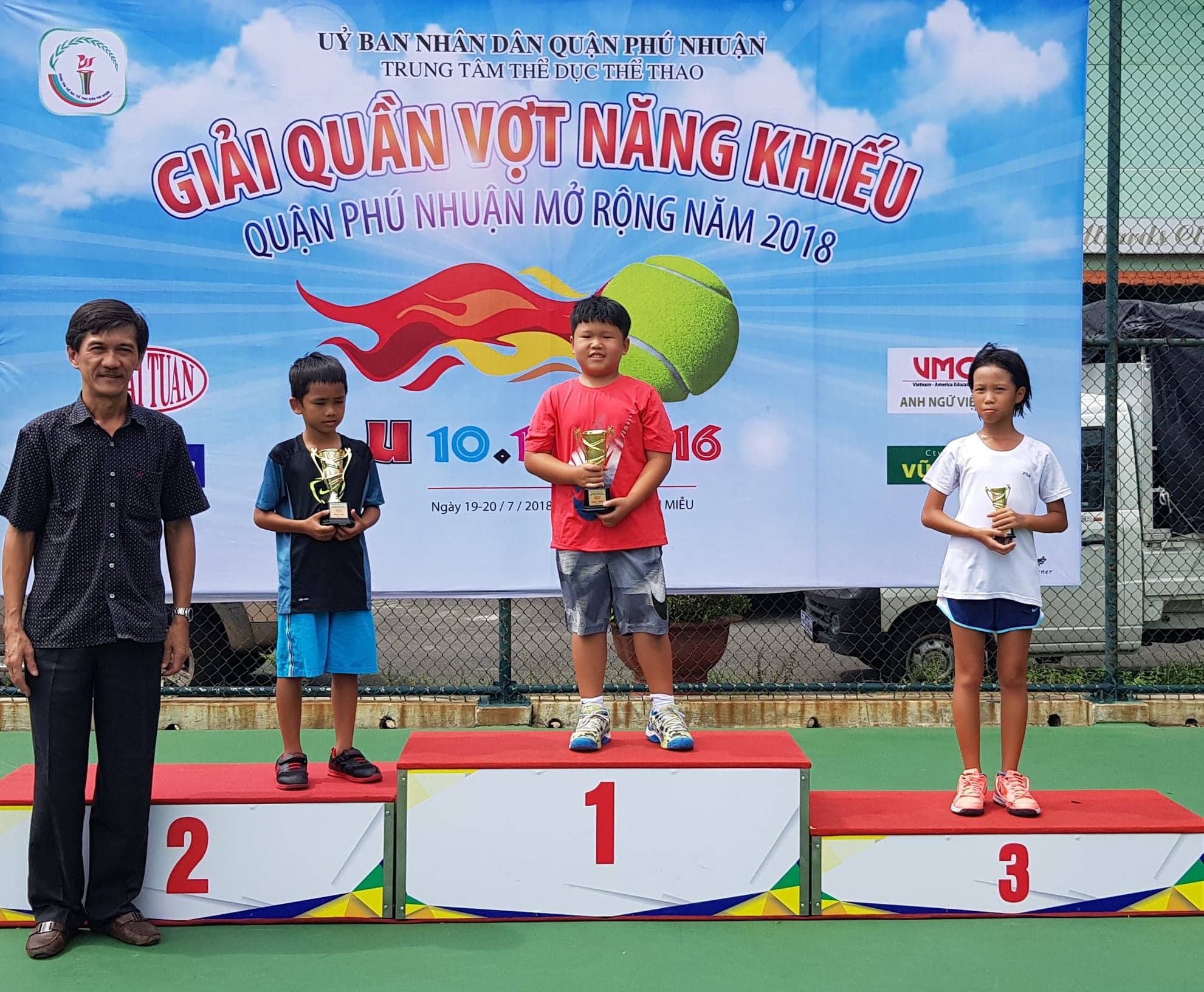 Giải Quần vợt Năng khiếu quận Phú nhuận mở rộng năm 2018