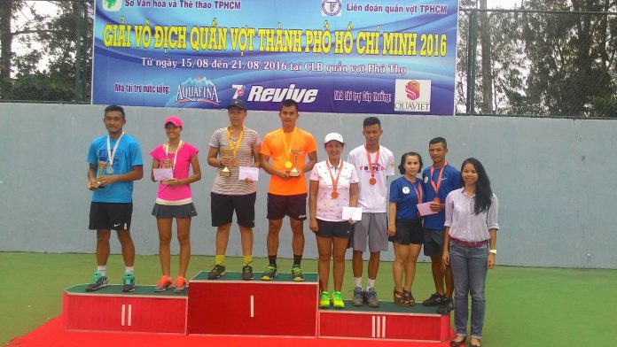 Giải vô địch quần vợt TPHCM năm 2016: Quận Phú Nhuận vô địch toàn đoàn