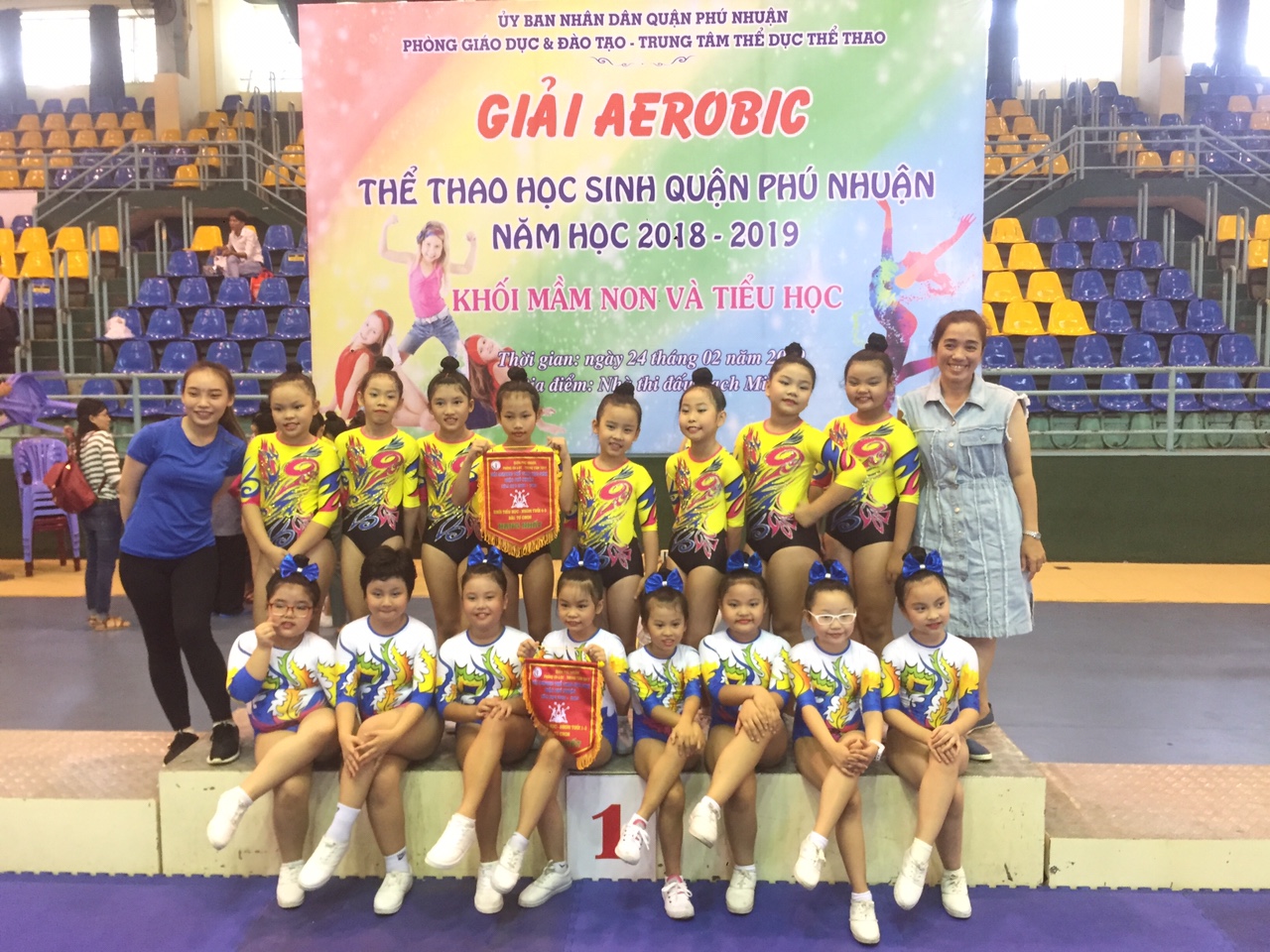 GIẢI AEROBIC THỂ THAO HỌC SINH NĂM HỌC 2018 - 2019